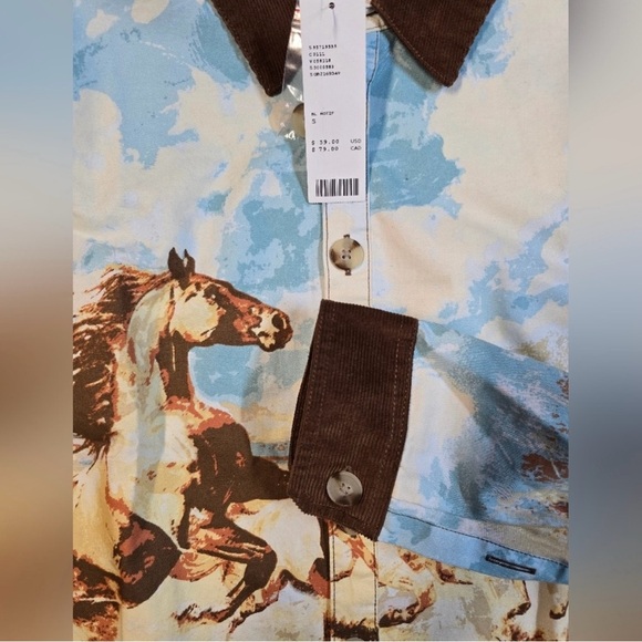 Urban Outfitters BDG Dru Printed Twill Chore Jacket - Picture 7 of 8